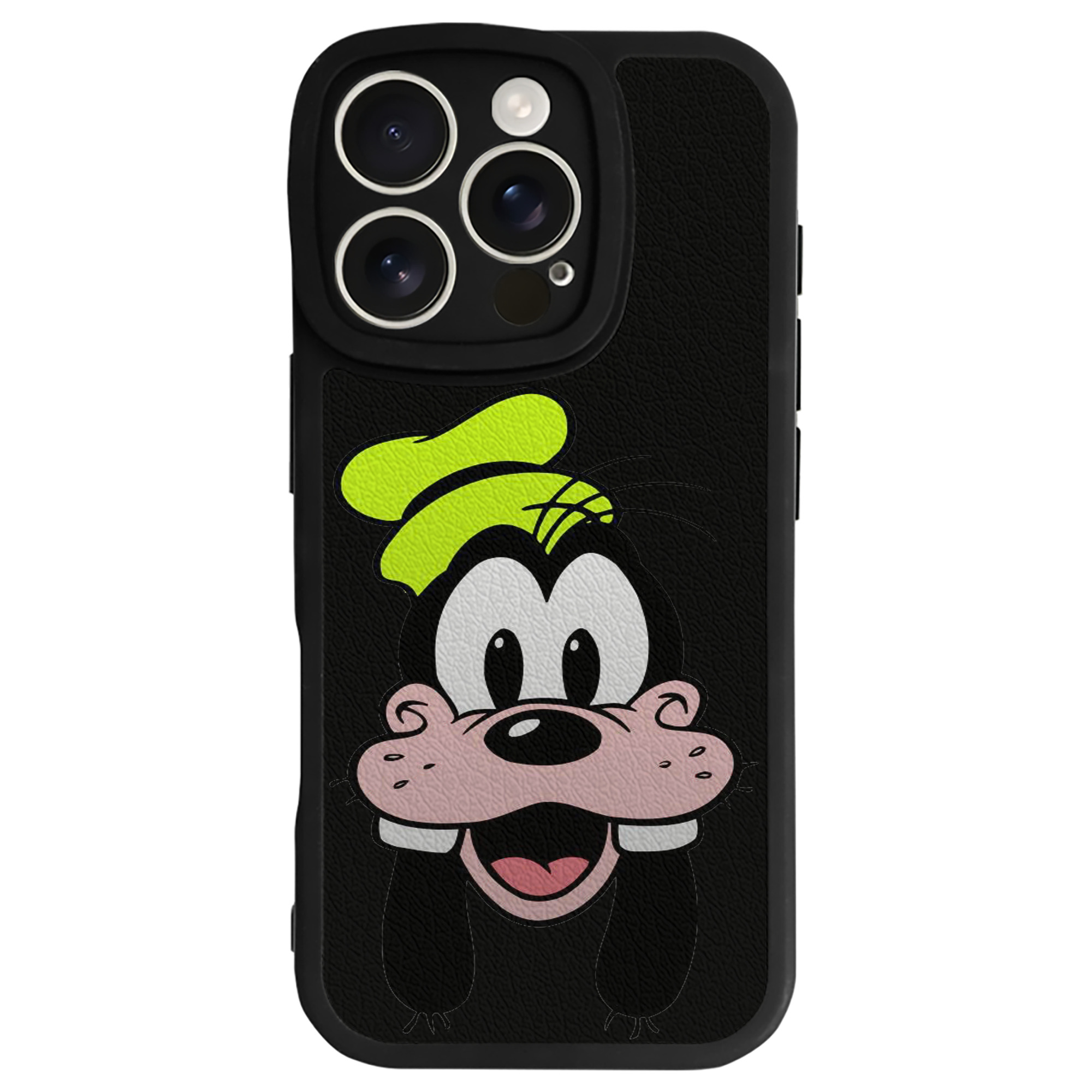 （画像用） ミッキーマウス Mickey Mouse 【iPhone 16シリーズ対応】シリコンスマホケース（レザー調） 材質：シリコン